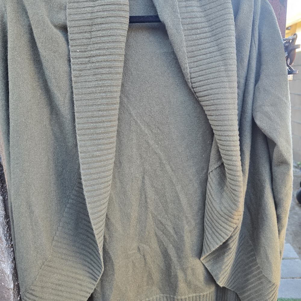 LA Made Cashmere Olive Cardigan